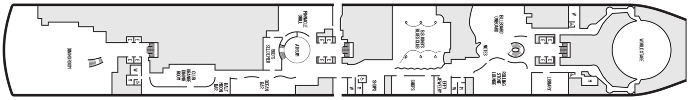Holland America Line Rotterdam Deck 2 Plaza Deck.png